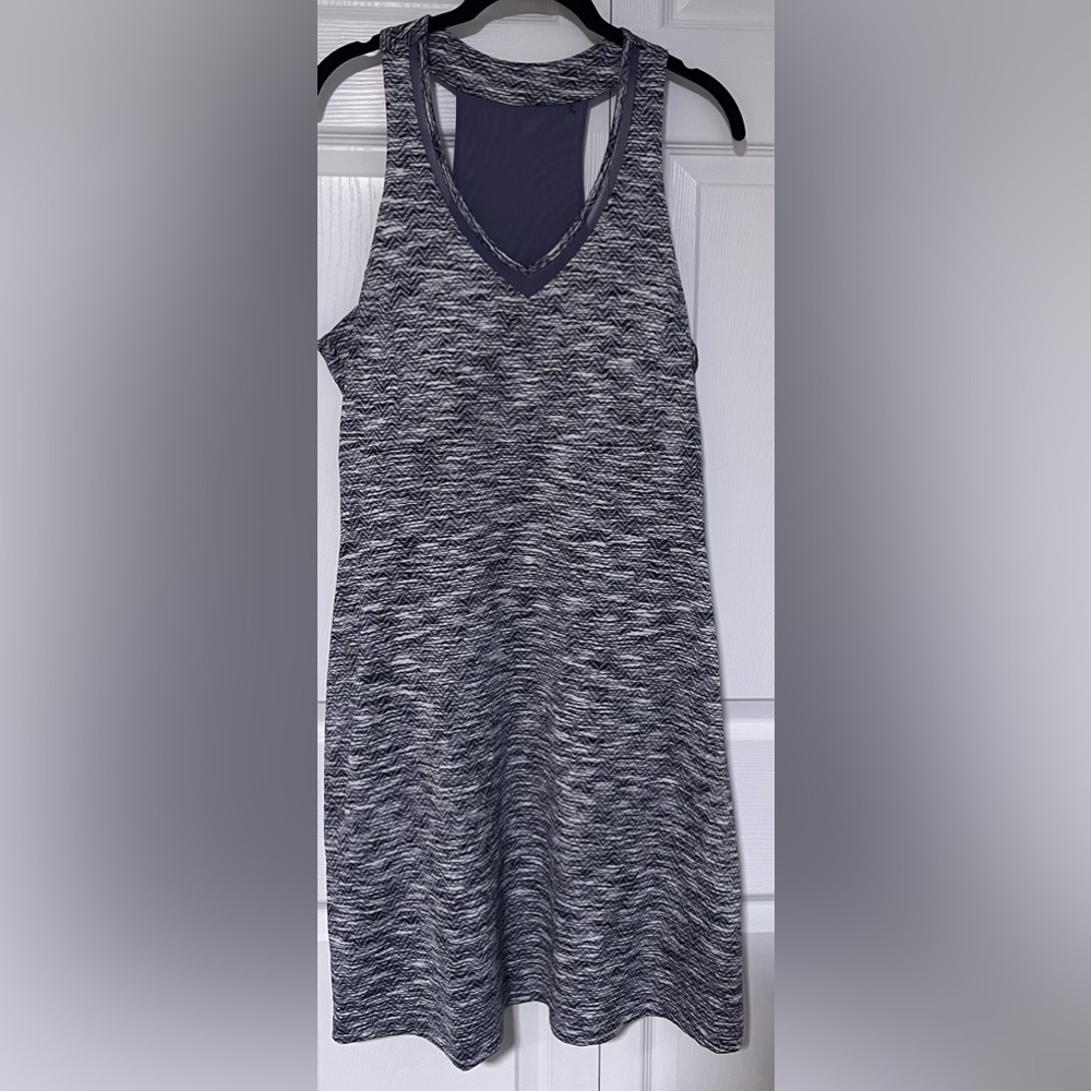 Women's MPG Purple Patterned Sleeveless Athletic Dress